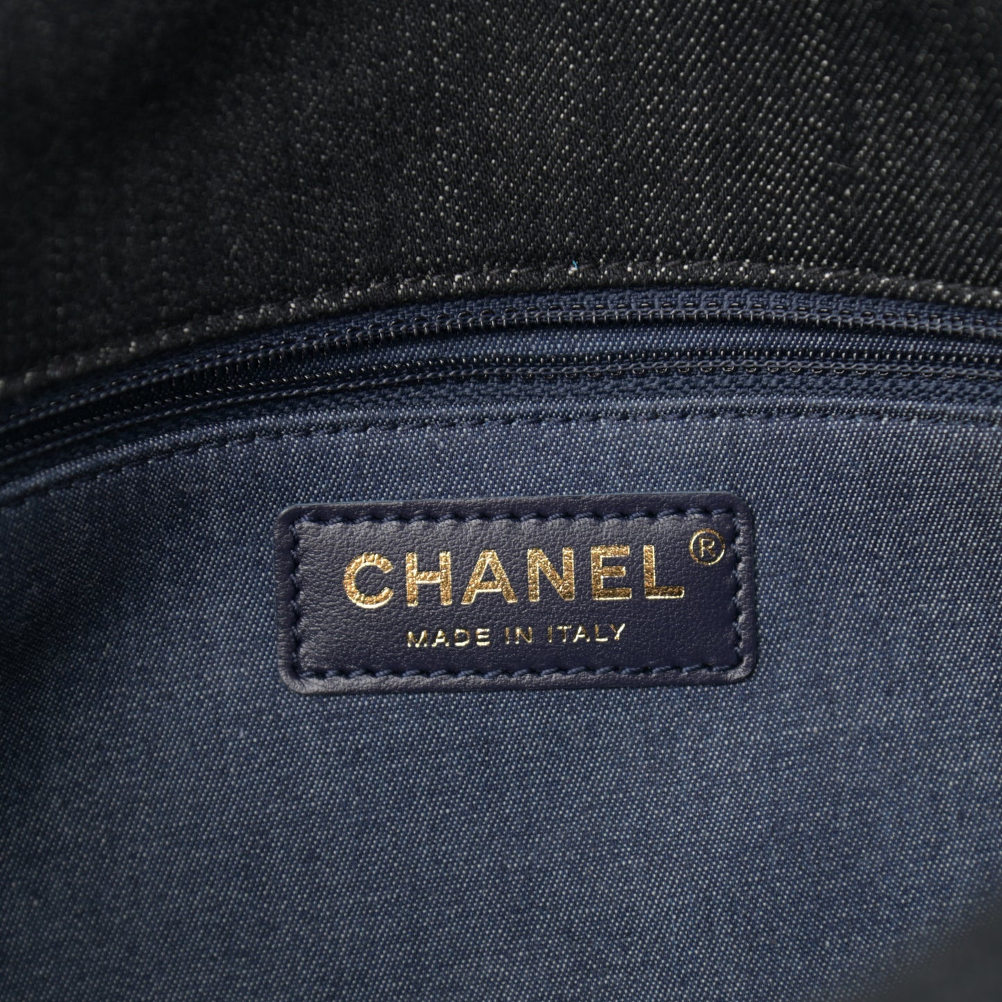 Denim Quilted Medium Funky Town Flap Black