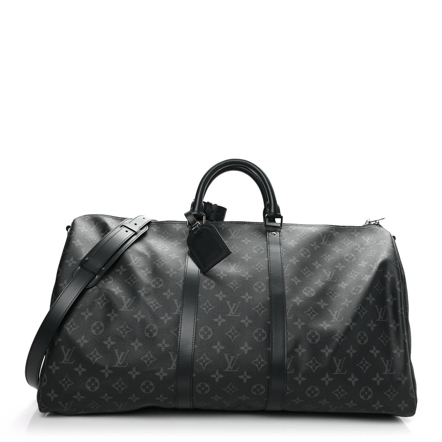 Louis Vuitton Monogram Eclipse Keepall Bandouliere 55 1 of 10