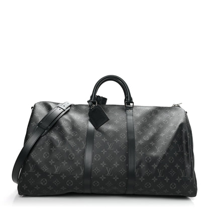 Louis Vuitton Monogram Eclipse Keepall Bandouliere 55 1 of 10