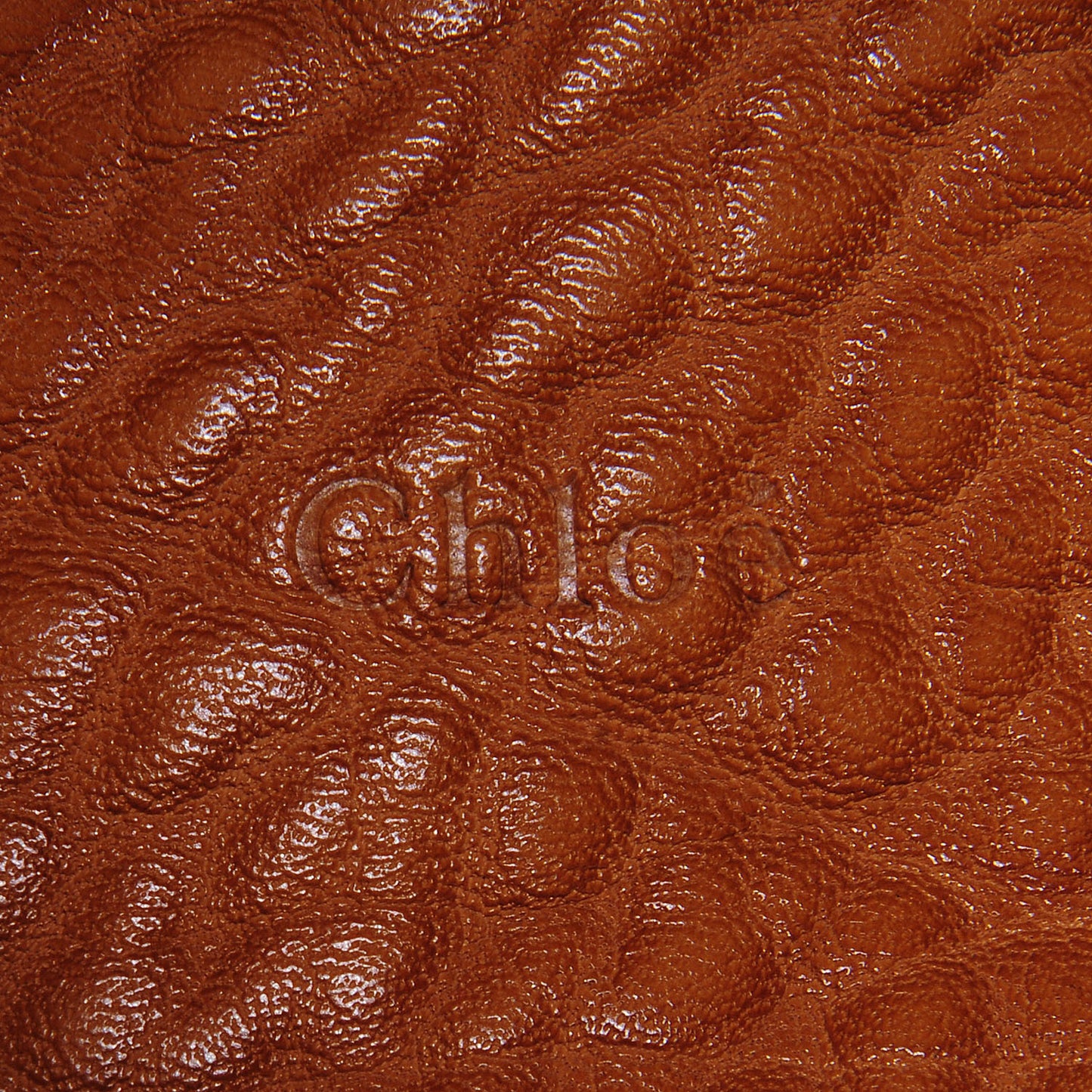 Pebbled Calfskin Dree Shoulder Bag Brown