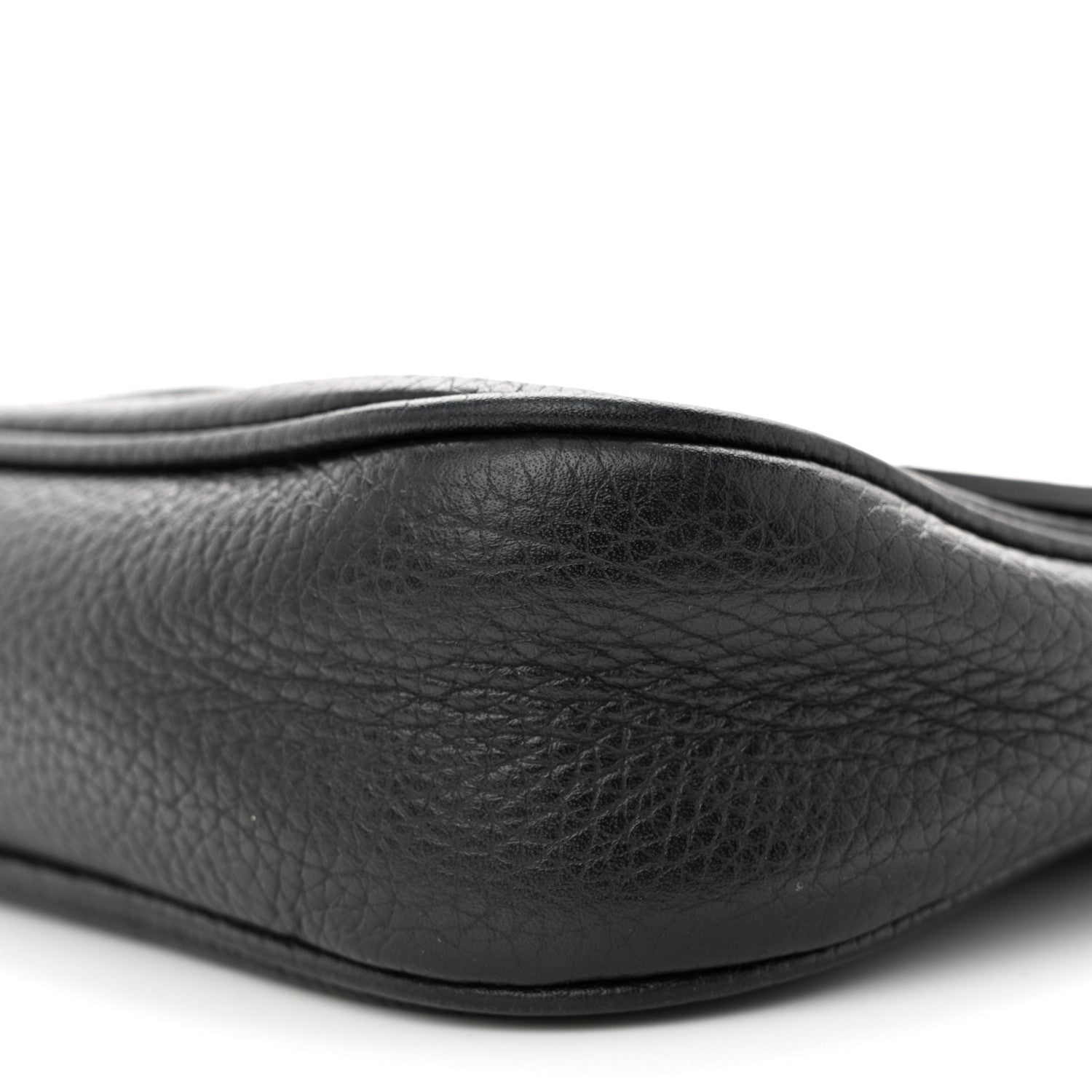 Gucci Pebbled Calfskin Medium Soho Flap Crossbody Black 10 of 12