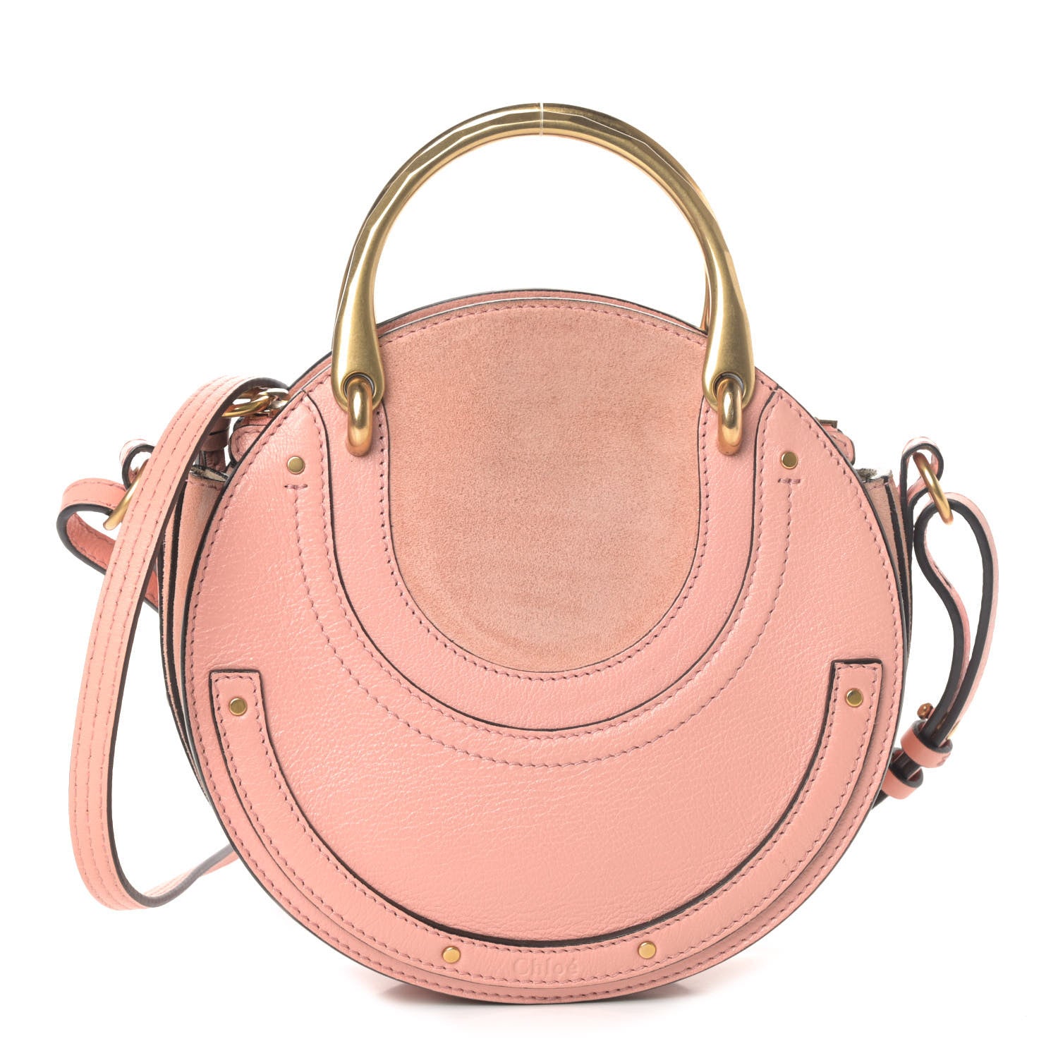 Chloe Calfskin Suede Small Pixie Bag Ideal Blush 1 of 4