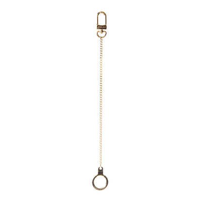 Louis Vuitton Metal Pochette Extender Key Ring Chain Gold 1 of 4