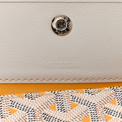 Goyard Goyardine Saint Louis Claire Voie GM White Yellow 7 of 12