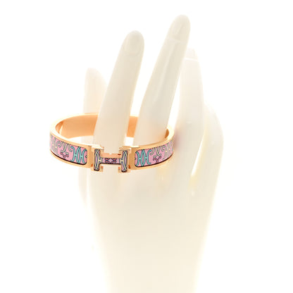 Hermes Enamel Narrow Print H Lift Clic Clac H Bracelet PM Patch 2 of 5