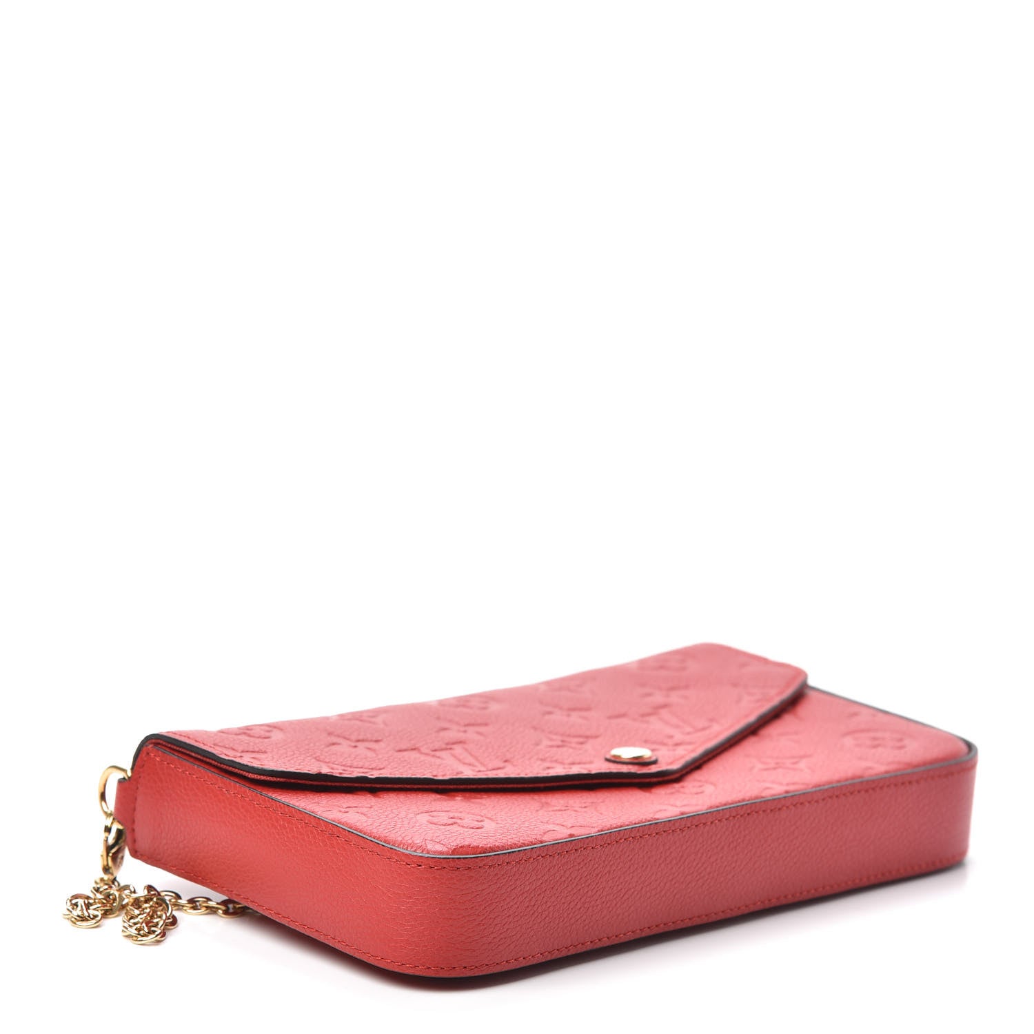 Louis Vuitton Empreinte Pochette Felicie Chain Wallet Cherry 4 of 9