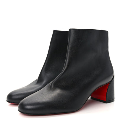Christian Louboutin Calfskin Turela 55 Ankle Boots 38 Black 3 of 8