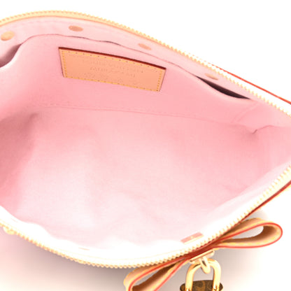 Louis Vuitton LV X TM Monogram Cherry Blossom Pochette Accessories Sakura Brown 5 of 10