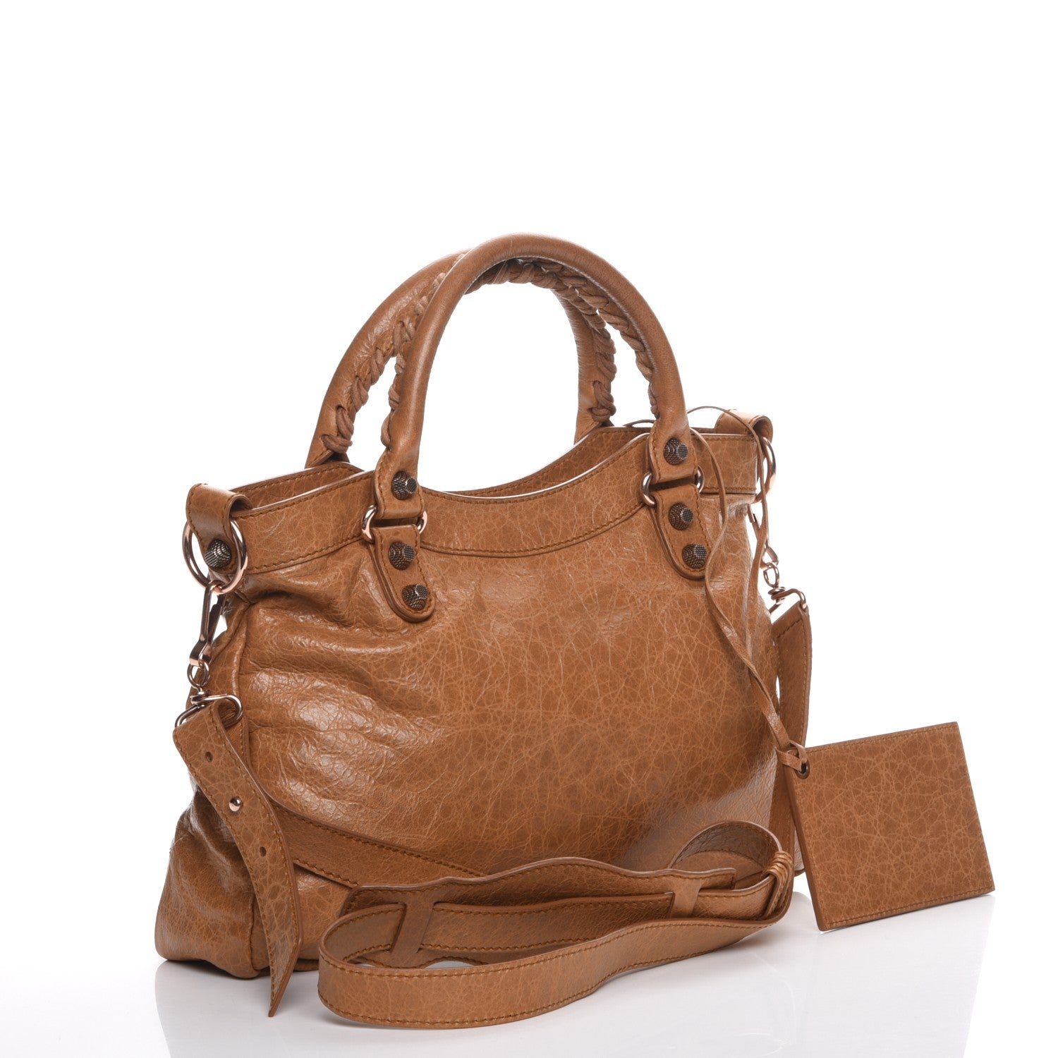 Balenciaga Agneau Giant 12 Rose Gold Hardware Town Cumin 4 of 8