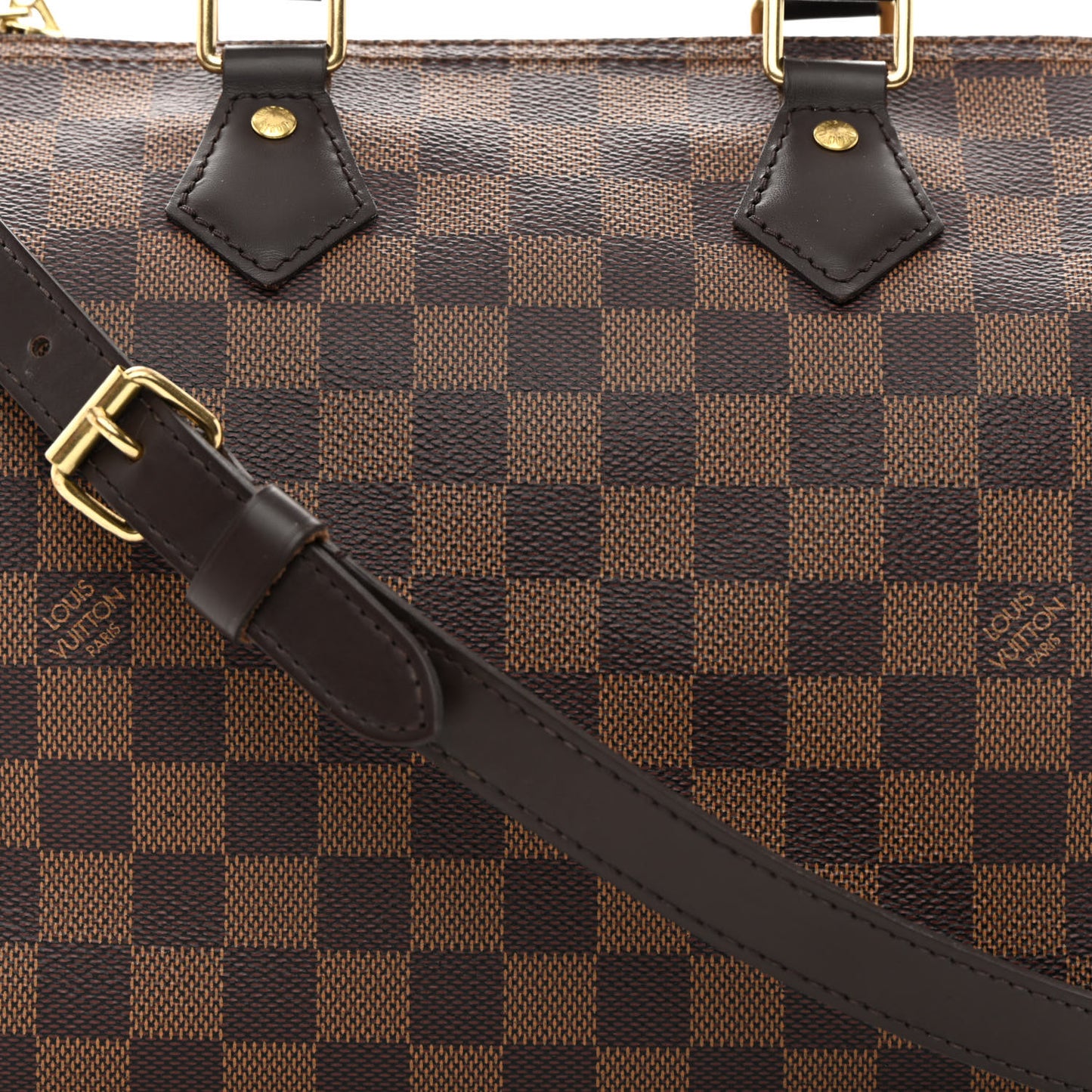 Damier Ebene Speedy Bandouliere 25