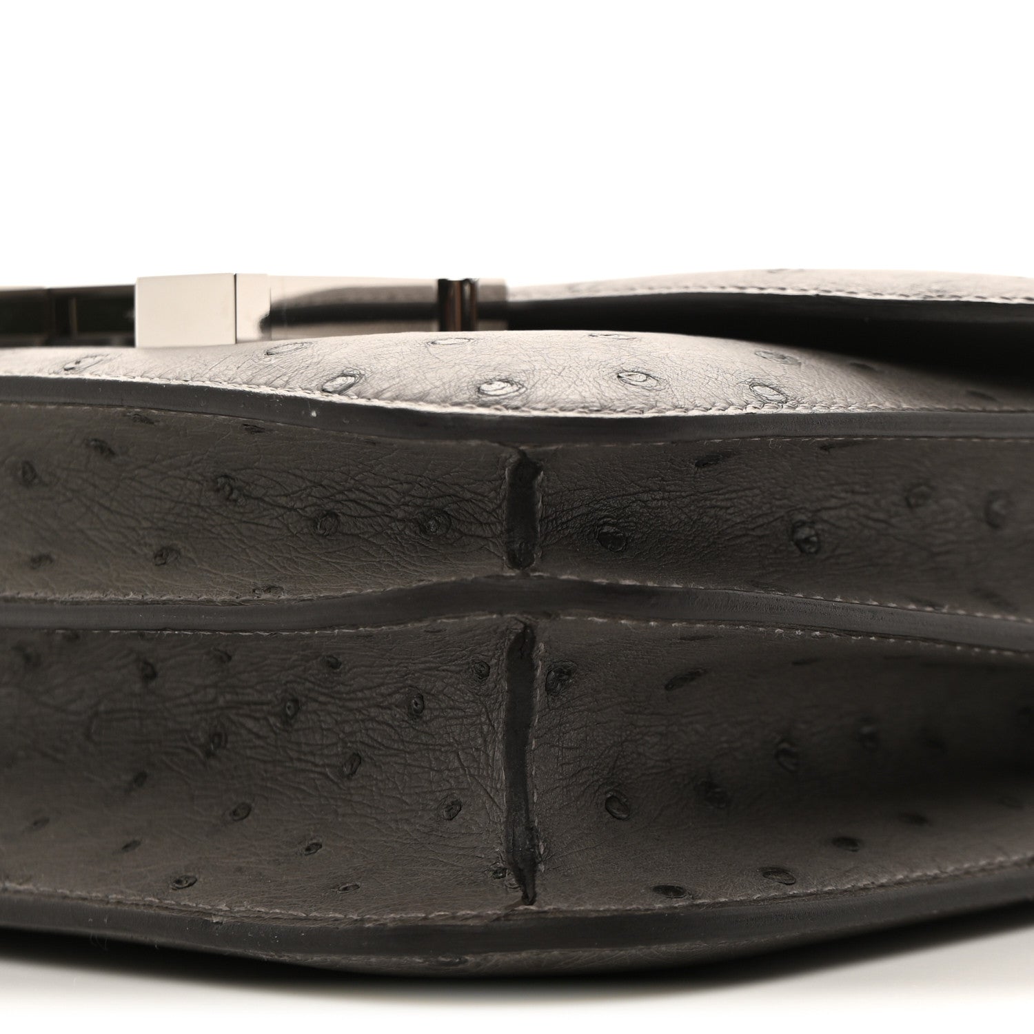 Hermes Ostrich Constance 18 Gris Meyer 10 of 11
