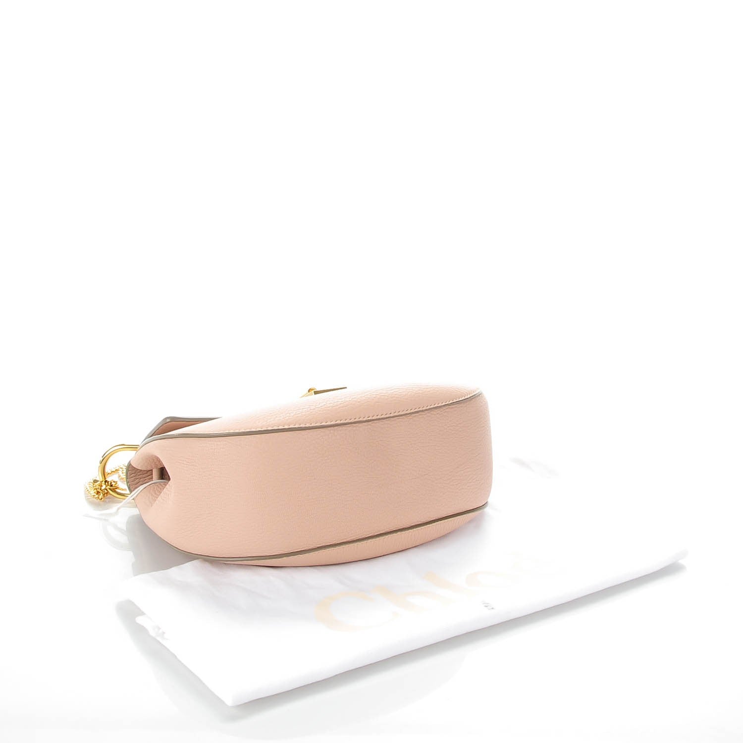 Chloe Grained Lambskin Drew Shoulder Bag Cement Pink 5 of 8