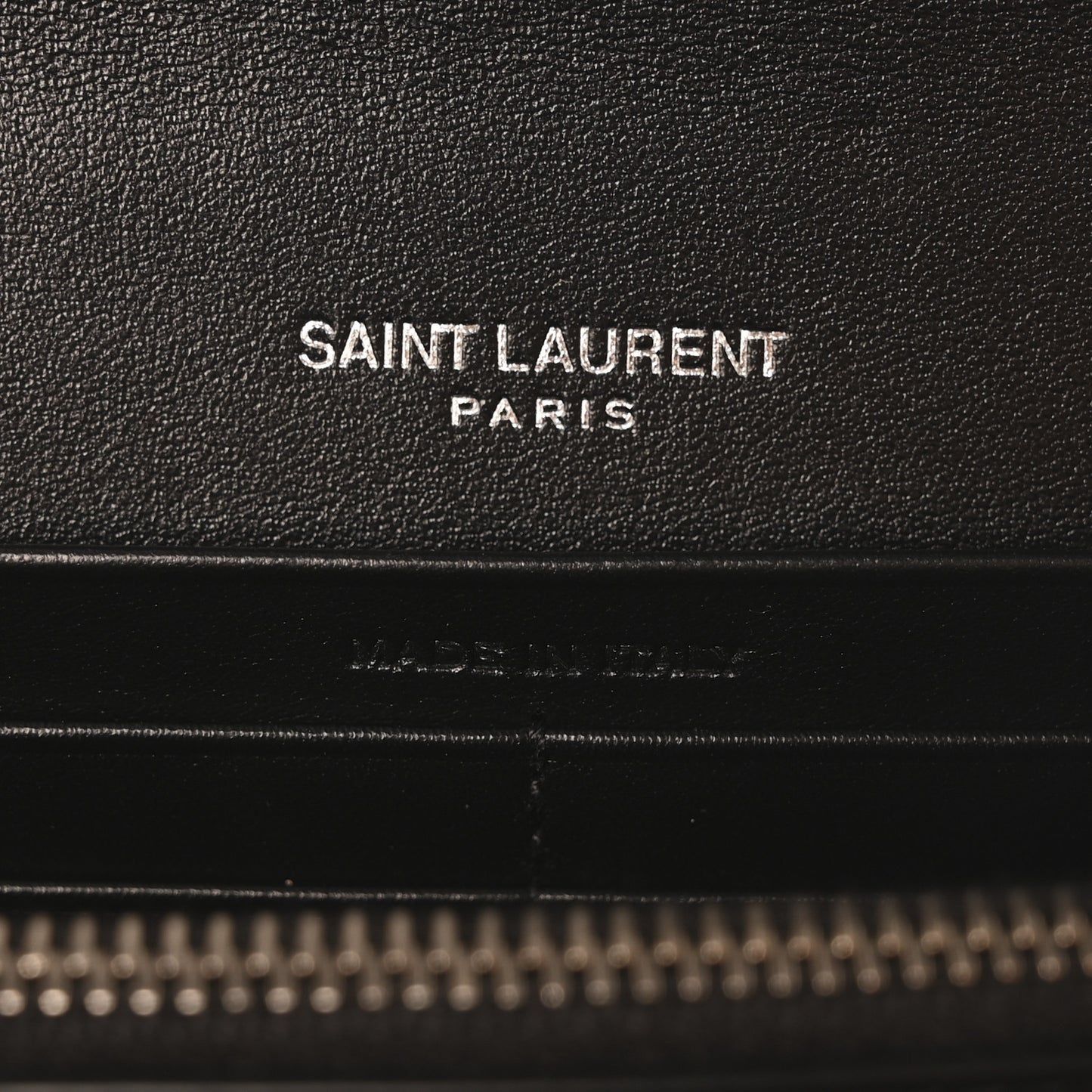 Patent Calfskin Monogram Kate Wallet On Chain Black