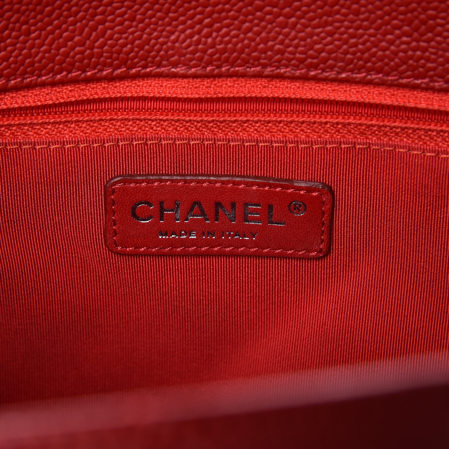 Caviar Quilted Grand Shopping Tote GST Red