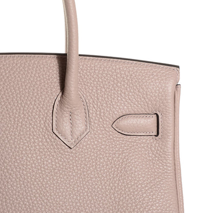 Hermes Taurillon Clemence Birkin 30 Glycine 18 of 23
