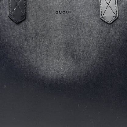 Gucci GG Supreme Monogram Blooms Medium Reversible Tote Beige Blue Navy 13 of 17