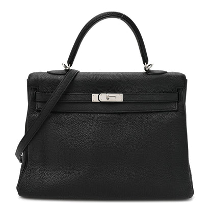 Hermes Togo Kelly Retourne 35 Black 1 of 13