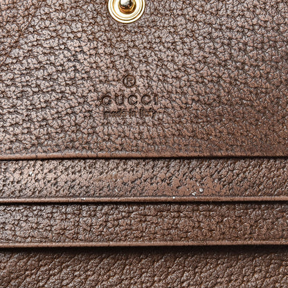 Gucci GG Supreme Monogram Web Ophidia Card Case Beige New Acero 6 of 8