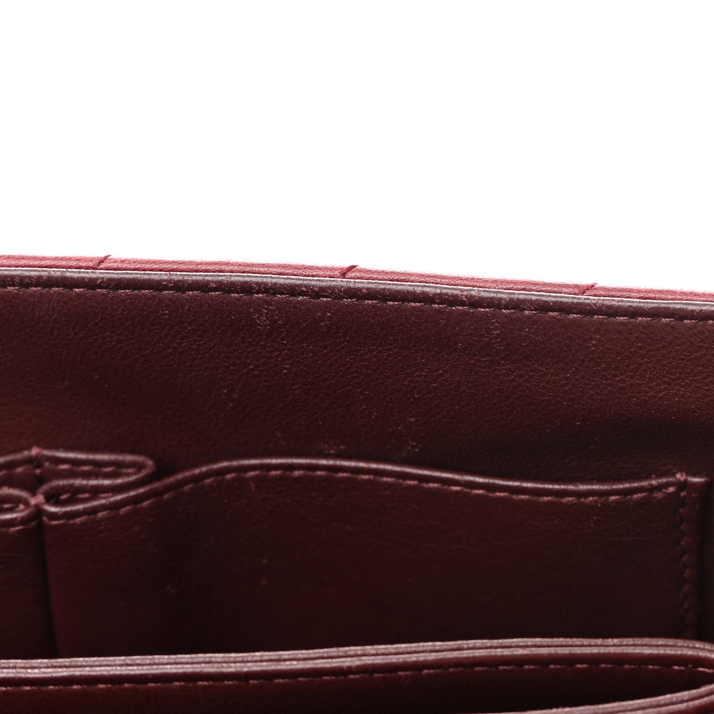Lambskin Quilted Jumbo Coco Vintage Flap Burgundy