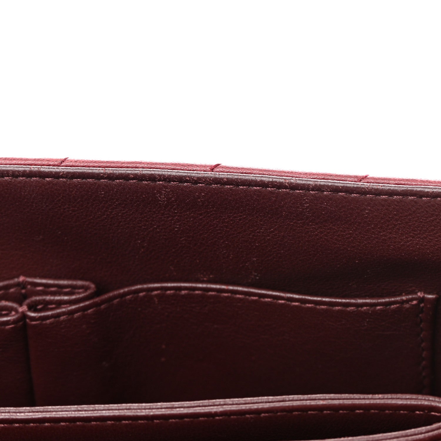 Chanel Lambskin Quilted Jumbo Coco Vintage Flap Burgundy 13 of 22