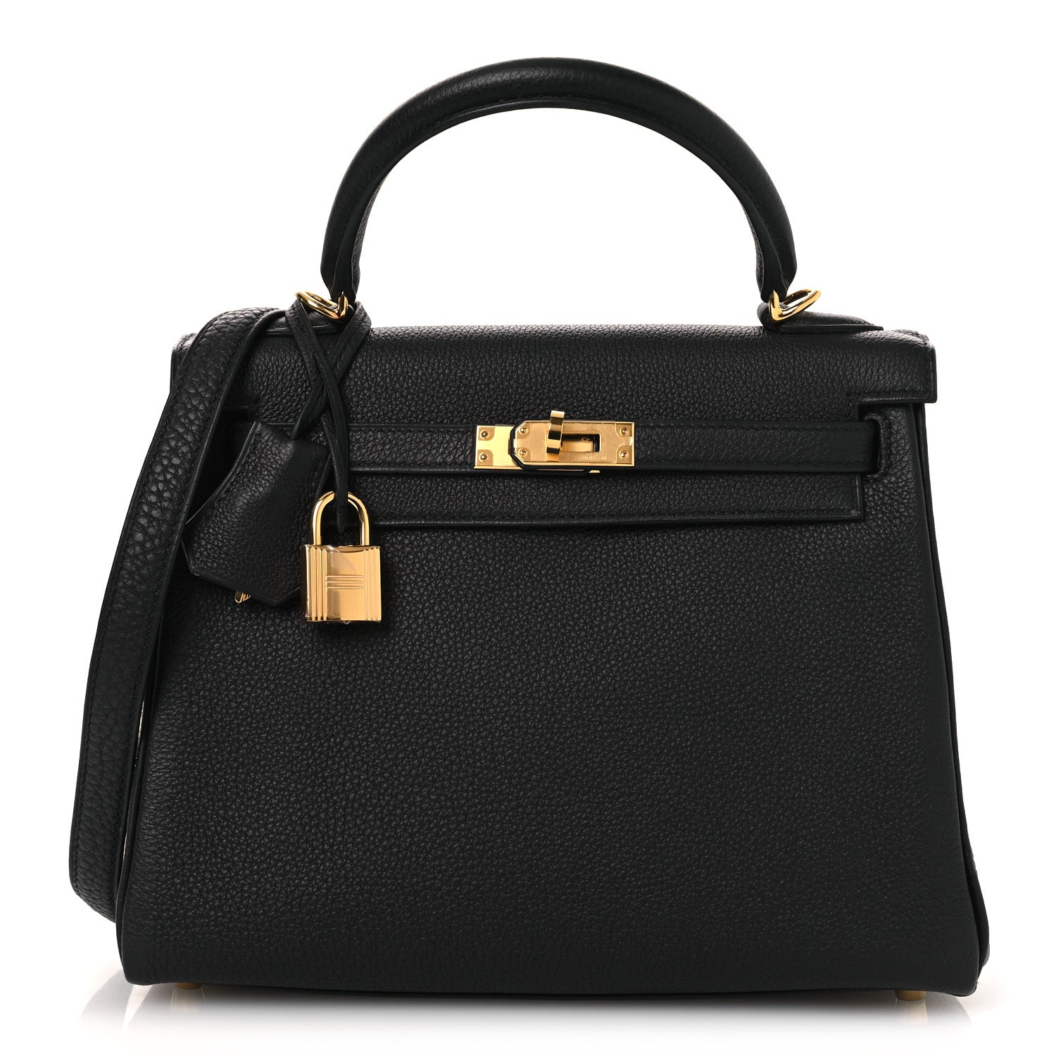 Hermes Togo Kelly Retourne 25 Black 1 of 12