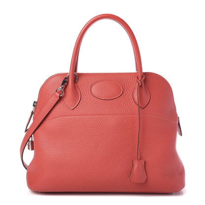 Hermes Taurillon Clemence Bolide 31 Rouge Pivoine 1 of 8