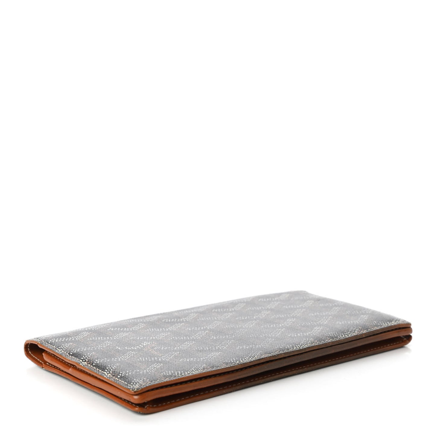 Goyardine Long Bi-Fold Wallet Black Gold