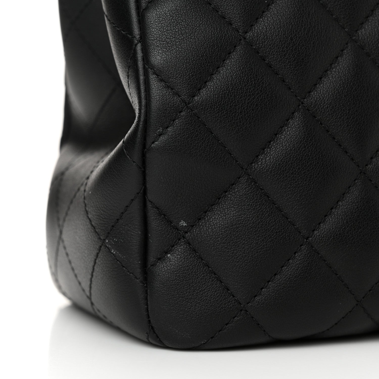 Chanel Calfskin Quilted Large Classic Shopping Tote Black 11 of 11