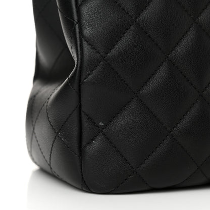 Chanel Calfskin Quilted Large Classic Shopping Tote Black 11 of 11