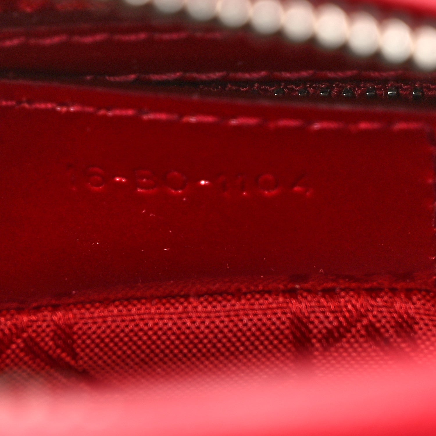 Christian Dior Patent Cannage Medium Lady Dior Red 7 of 10