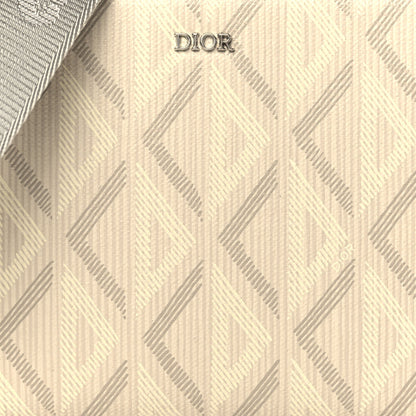 Christian Dior Coated Canvas CD Diamond Messenger Pouch Natural 8 of 11