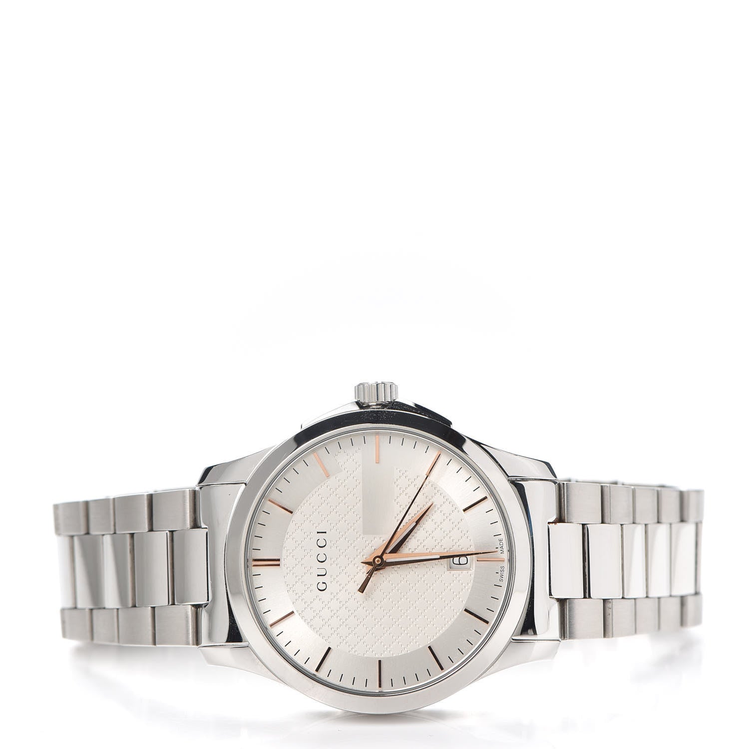 Gucci Stainless Steel 38mm G-Timeless Quartz Watch 2 of 7