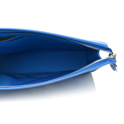 Louis Vuitton Monogram Clouds Pochette Voyage MM A4 Blue 5 of 10