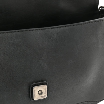 Fendi Calfskin Waves Baguette Black Turchese 11 of 11
