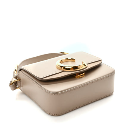 Chloe Shiny Calfskin Suede Mini C Double Carry Motty Grey 4 of 8