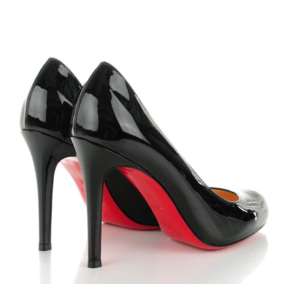 Christian Louboutin Patent Simple 100 Pumps 35 Black 4 of 8