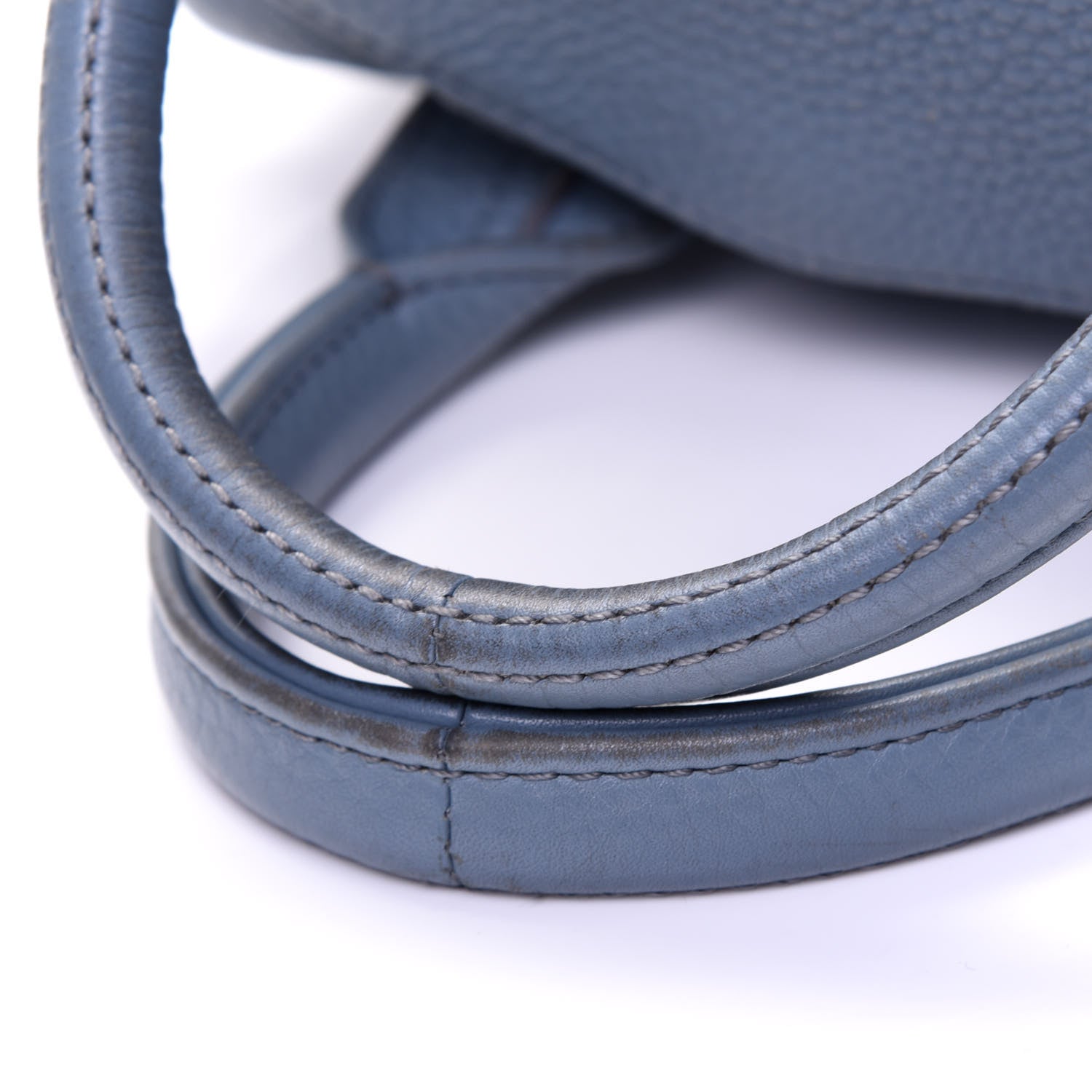 Alexander Wang Pebbled Lambskin Rockie Blue Pale Gold Hardware 18 of 24