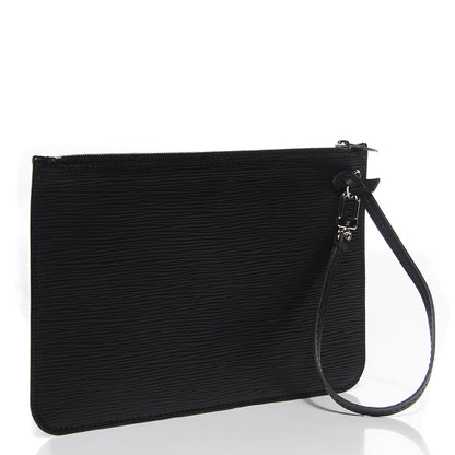 Louis Vuitton Epi Neverfull Pochette MM GM Black 3 of 7