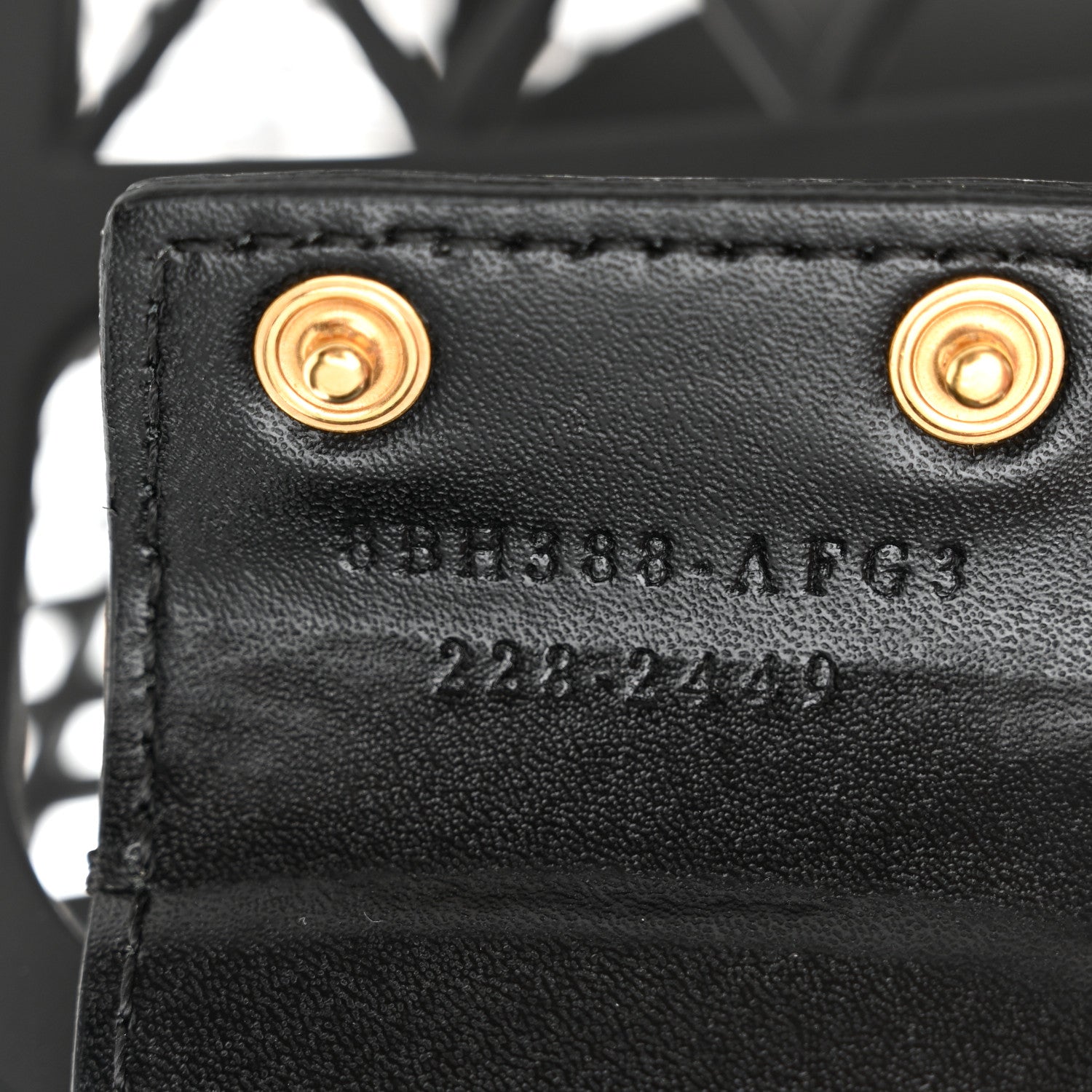 Fendi Recycled Plastic Vitello Liberty Matte Small Fendi Basket Black Miele Scuro 8 of 11