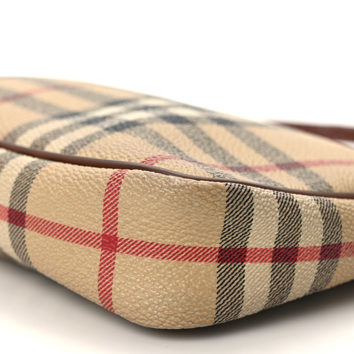 Haymarket Check Pochette Chocolate