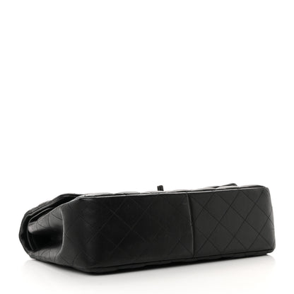 Chanel Lambskin Quilted Jumbo Double Flap So Black 4 of 14