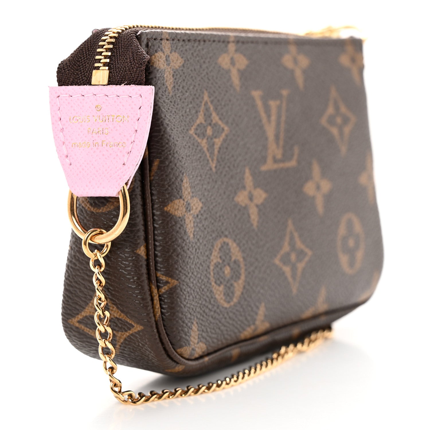 Louis Vuitton Monogram 2021 Christmas Animation Japanese Garden Mini Pochette Accessories Wisteria Pink 3 of 7