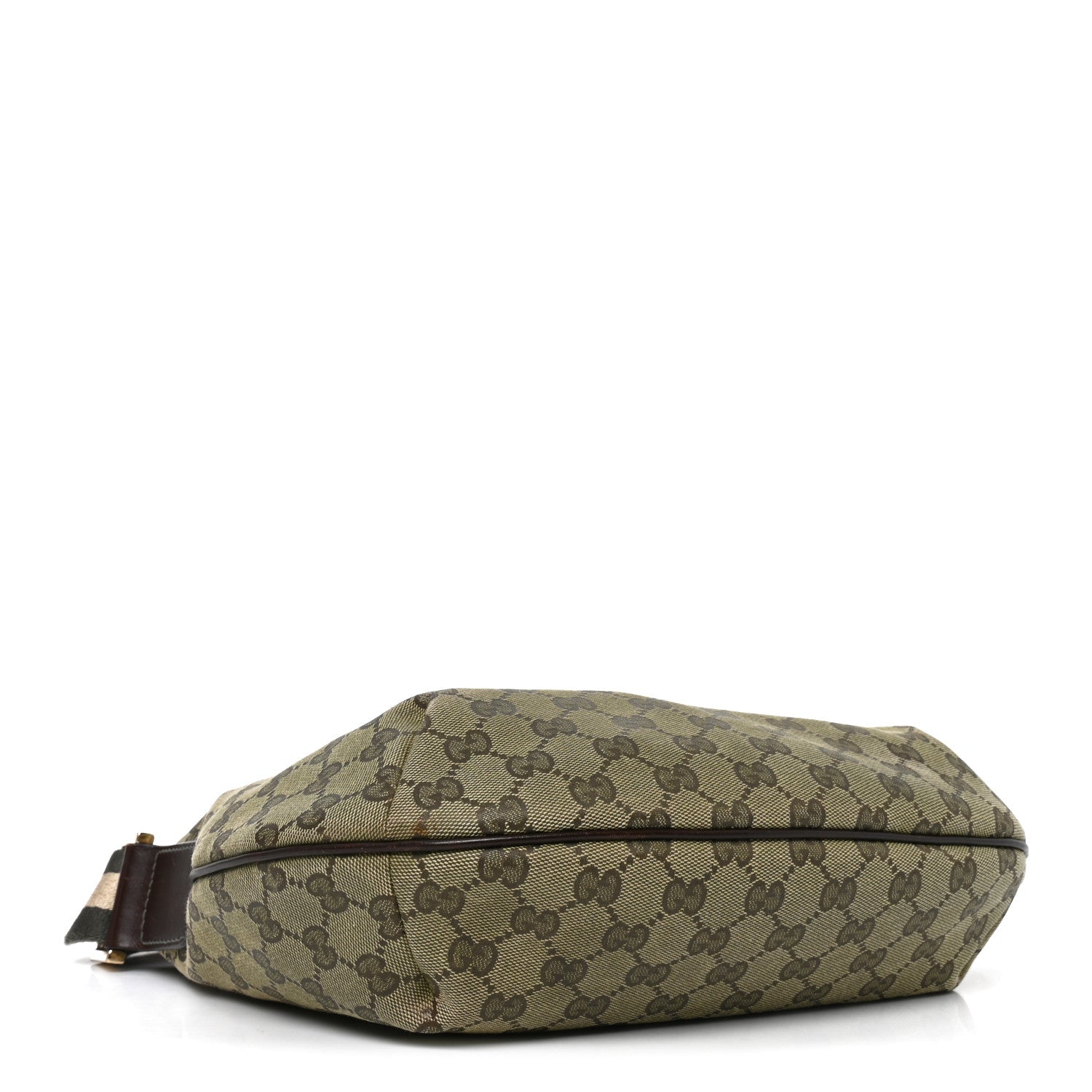 Gucci Monogram Medium Half Moon Hobo Green 4 of 10
