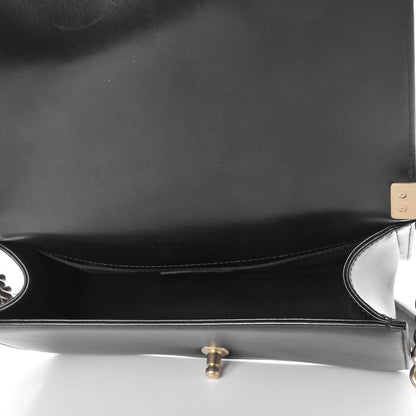 Chanel Lambskin Quilted Medium Boy Flap Black 6 of 14