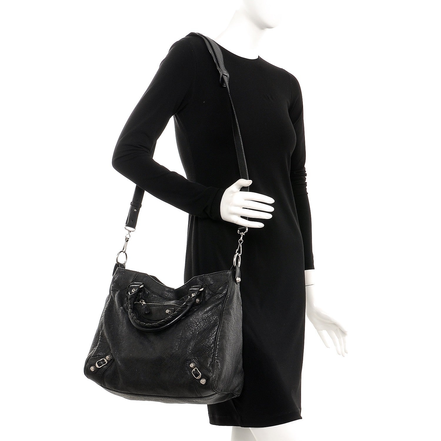 Balenciaga Agneau Giant 12 Silver Hardware Velo Black 3 of 14