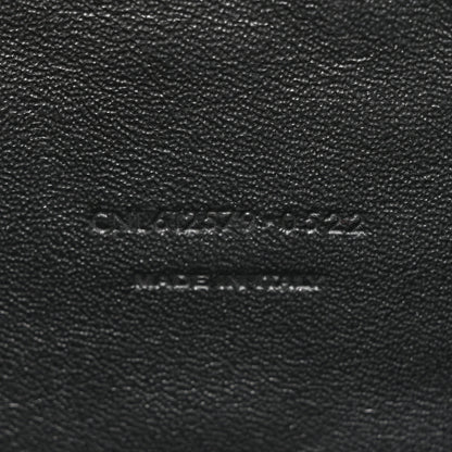 Saint Laurent Grain De Poudre Matelasse Monogram Mini Lou Camera Bag Black 7 of 11