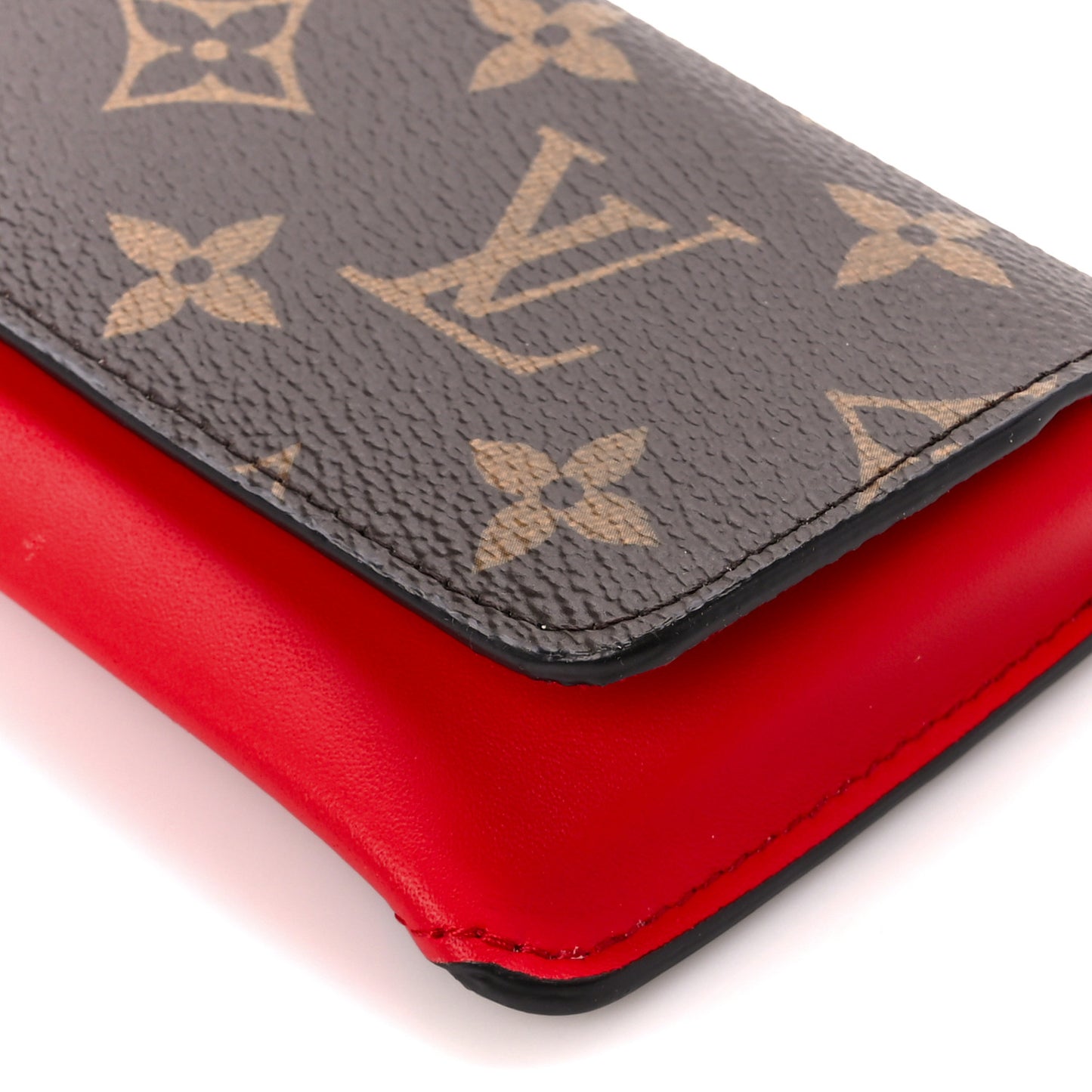 Monogram Woody Sunglass Case Rouge