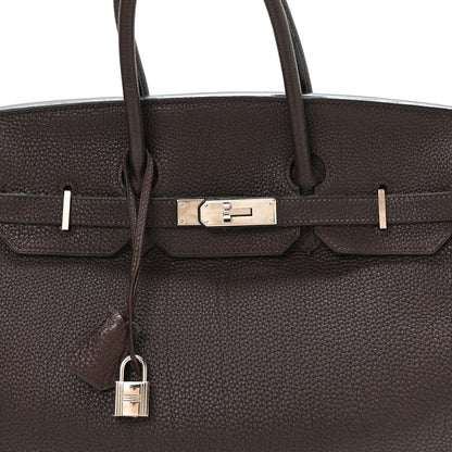 Hermes Togo BIRKIN 35 Chocolate 7 of 12