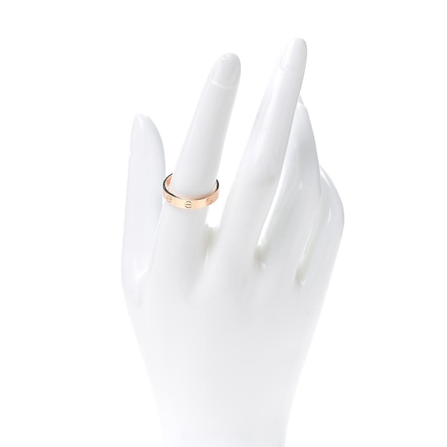 Cartier 18K Pink Gold 3.5mm LOVE Wedding Band Ring 57 8 2 of 5