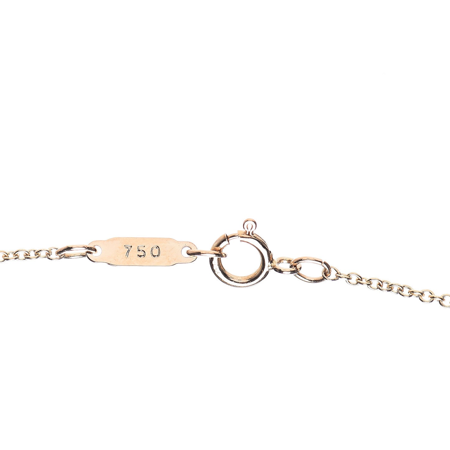 18K Yellow Gold Bow Pendant Necklace